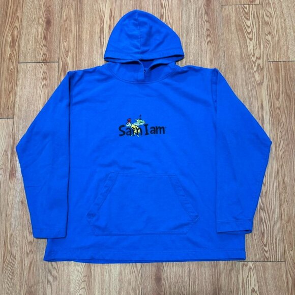 Vintage‎ Dr Seuss Women’s Sam I Am Blue Hoodie - Picture 1 of 5